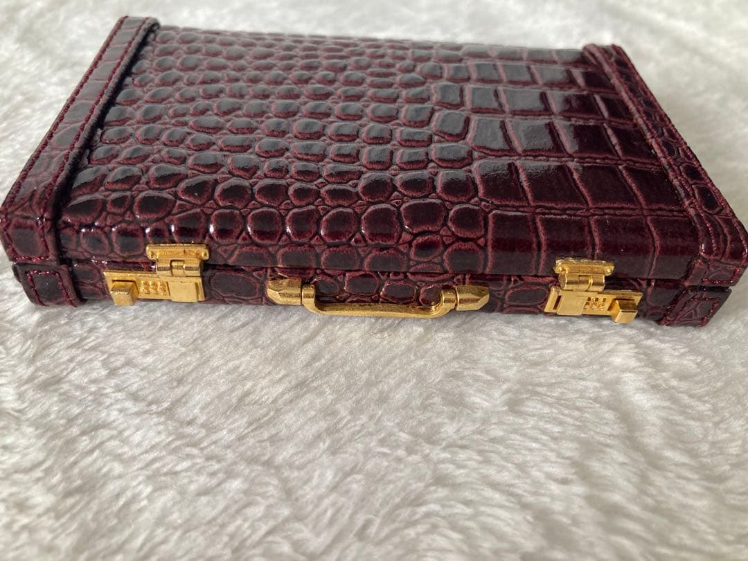 【新品】⭐︎激レア⭐︎BALLY バーガンディ 名刺入れ