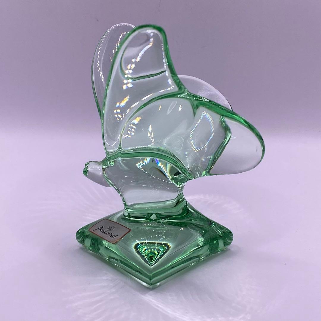 バカラ　Baccarat バタフライ　オブジェ