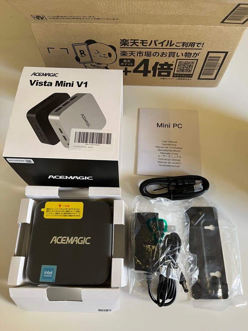 【新品】ACEMAGIC Vista Mini V1 ミニPC ブラック