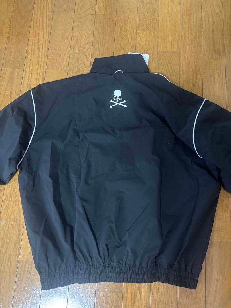 NEW ERA×mastermindブラックナイロンジャケット上下セット