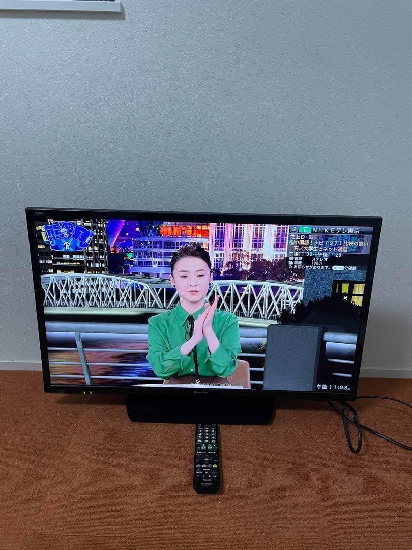 SHARP 液晶テレビ 32V型 AQUOS 2T-C32AE1 2019年製