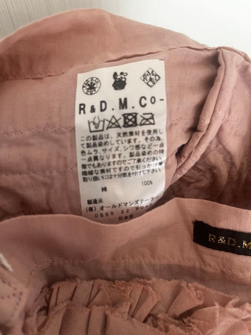 売り切り❣️R&D.M.Co-オールドマンズテーラー ピンクフリルショルダーバッグ