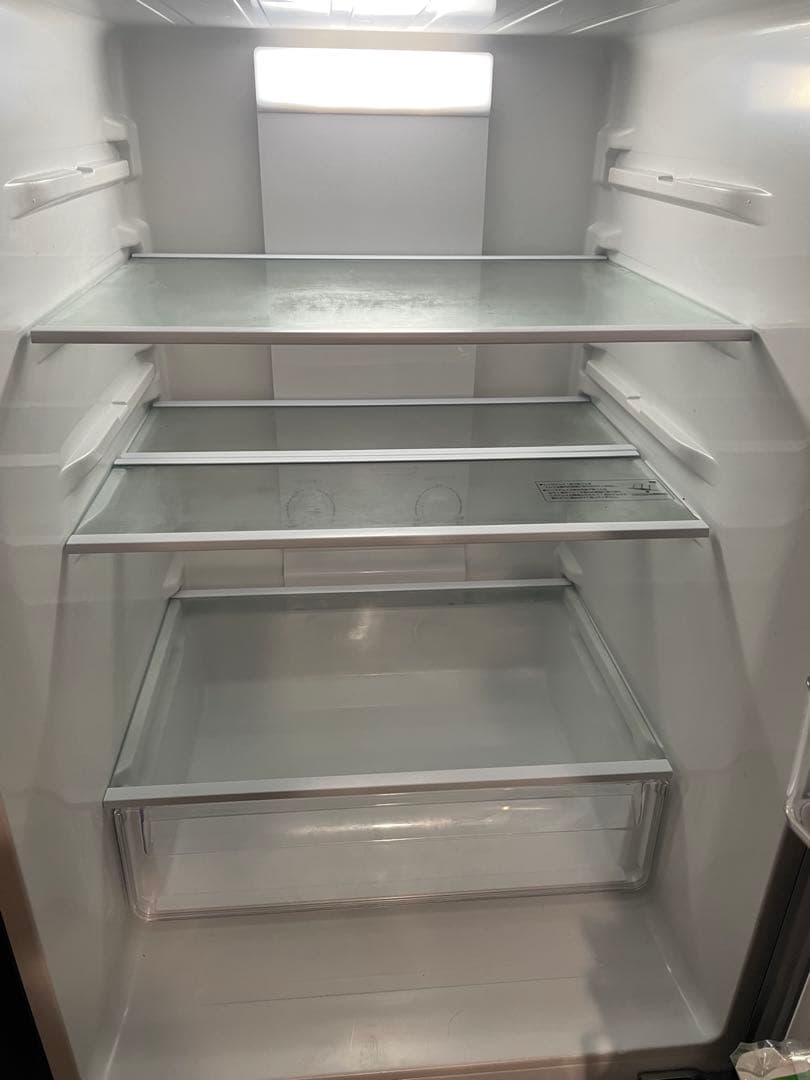 【美品】AQUA 2ドア冷蔵庫 （2025年製・ウッドブラック）