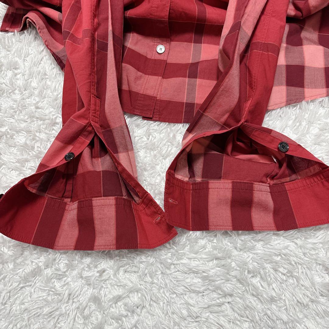 【BURBERRY LONDON】メガチェック ノヴァチェックシャツ 長袖
