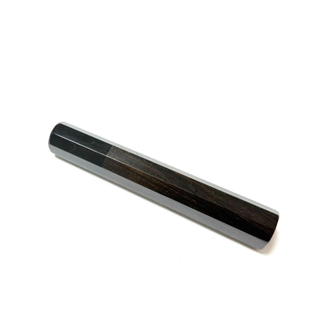 5本セット 黒水牛角 ペティ4寸 黒檀八角柄 ペティ120 手作り 包丁の柄