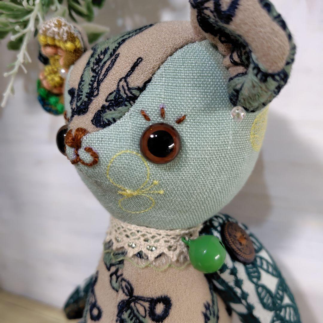 デ*コ様 【オークションです】ミナペルホネン＊ハンドメイド＊ぬいぐるみ＊テディベ