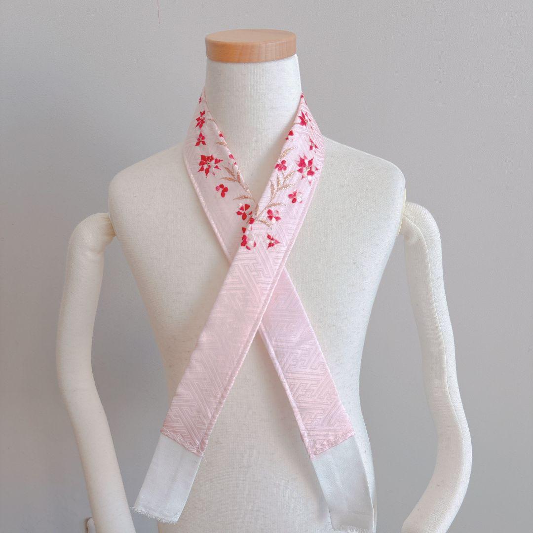 セット　七五三　７歳女の子　きもの　オレンジ　紫式部　小物セット　52925