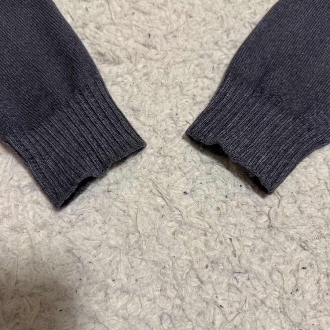 近年極美品Lサイズ相当　グランサッソ　タートルネックセーター　イタリア製　グレー