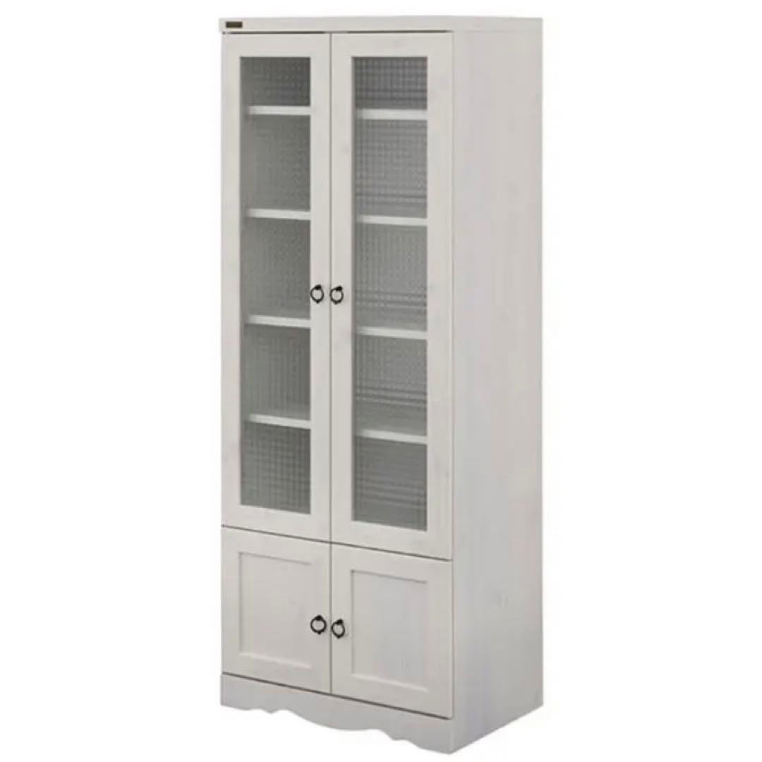 食器棚　佐藤産業　白