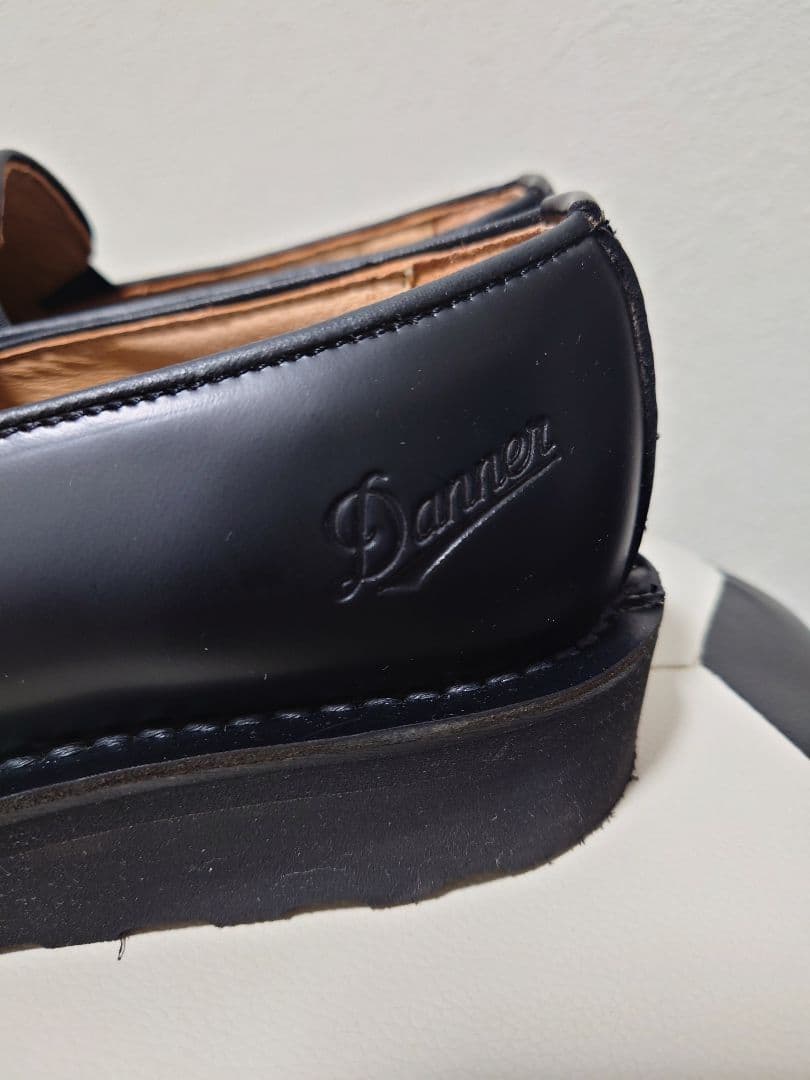 ダナー アーリントンスリップ レザーシューズ 黒 中古 7H 25.5cm