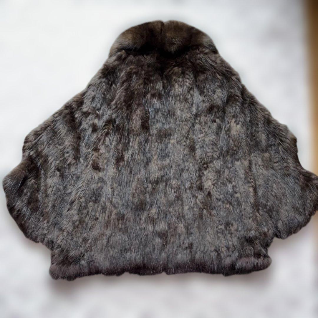 セーブルヤーンポンチョ