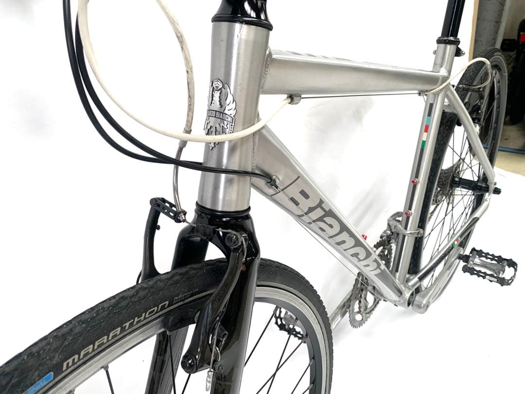 【即乘】送料無料 ビアンキBianchi クロスバイク ROMAⅡ 10.8キロ