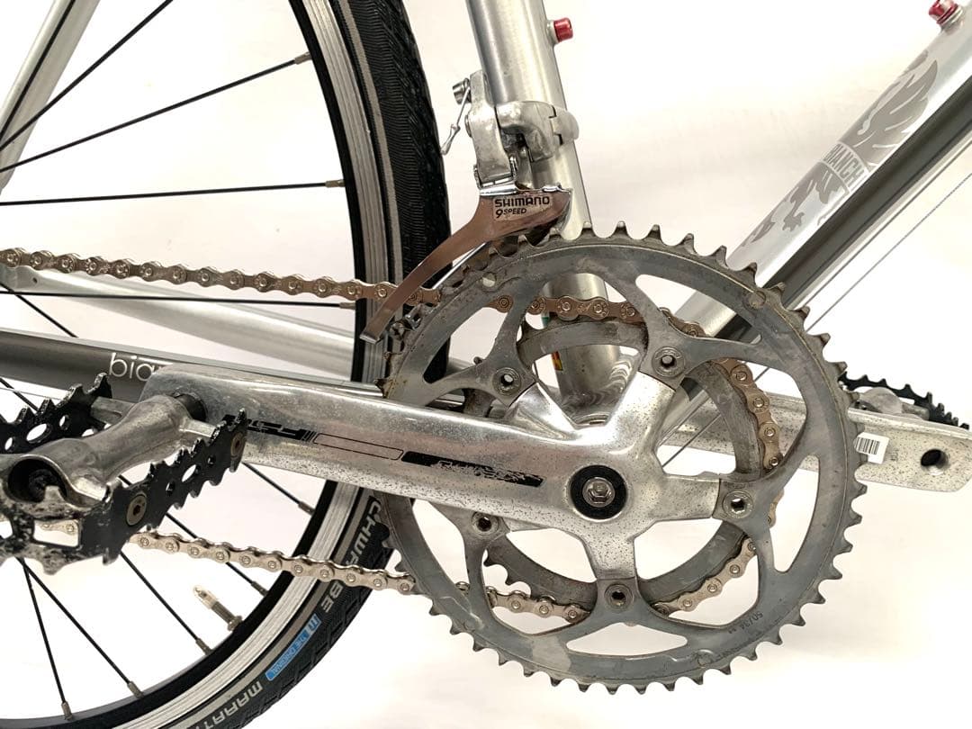 【即乘】送料無料 ビアンキBianchi クロスバイク ROMAⅡ 10.8キロ