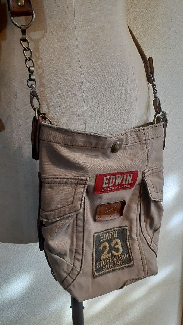 デニムリメイク★★★ MILITARY VINTAGE トートショルダー&腰袋付