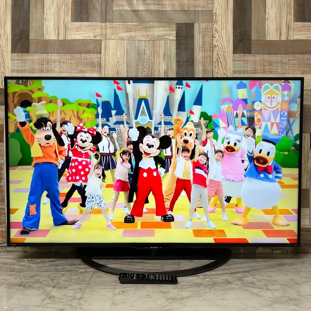 即日受渡❣️全国送料込シャープ 50V型4Kテレビ YouTube.NETFLIX