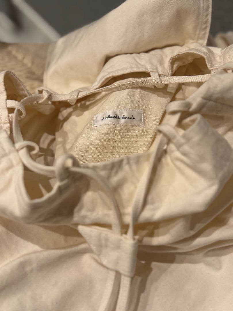 【takeshi kanda】キャンバスリュック/きなり