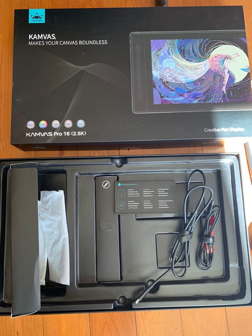 液タブ・ペンタブ HUION Kamvas Pro16 (2.5k)