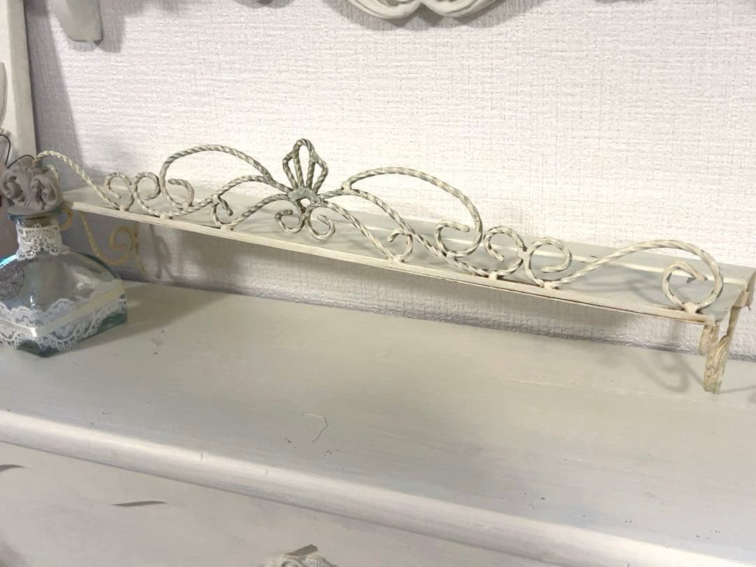 週末Sale＊アンティークフレンチシックなアイアンウォールシェルフ3個セット