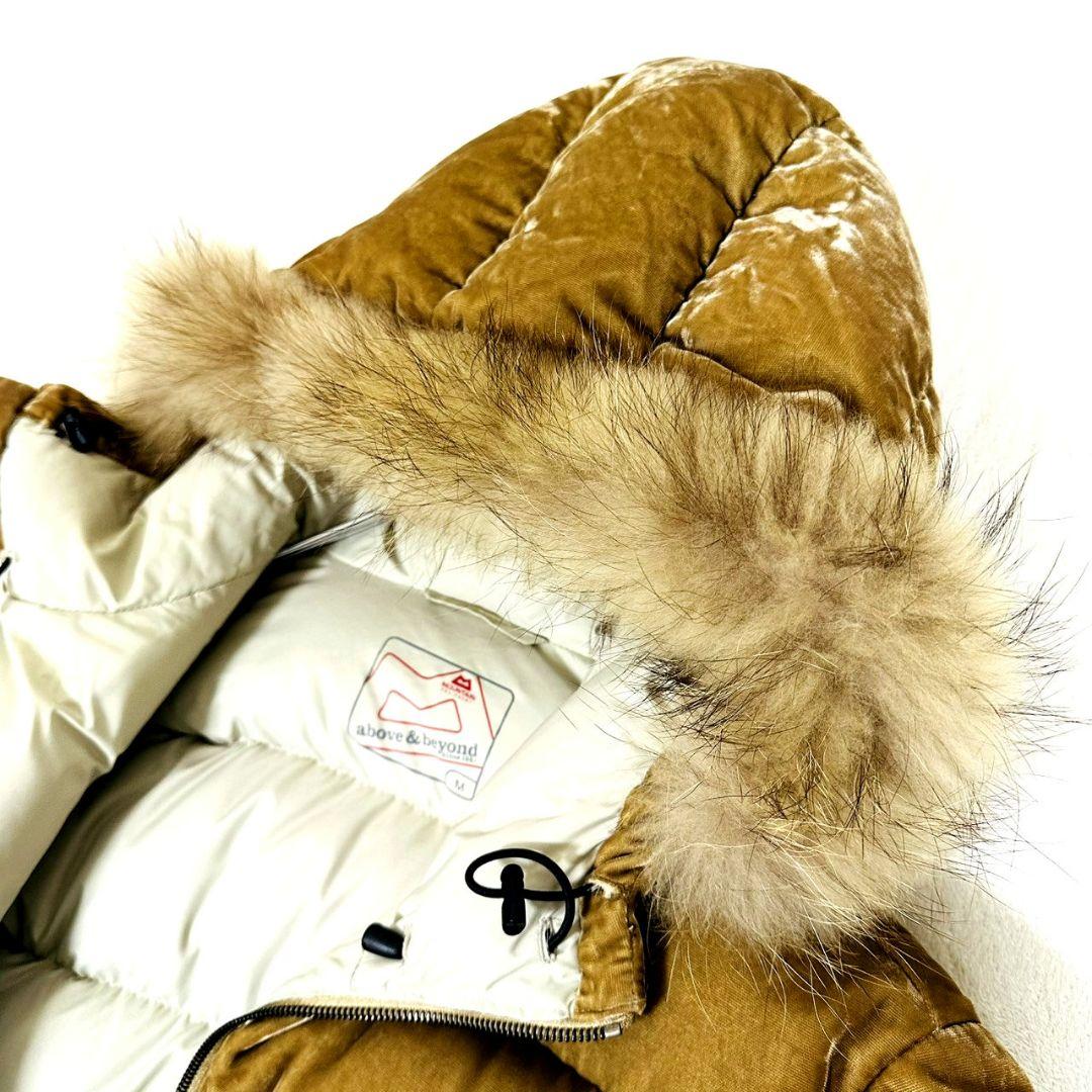 マウンテンイクイップメント ダウンジャケット 光沢 ダウン95 フード ファーM