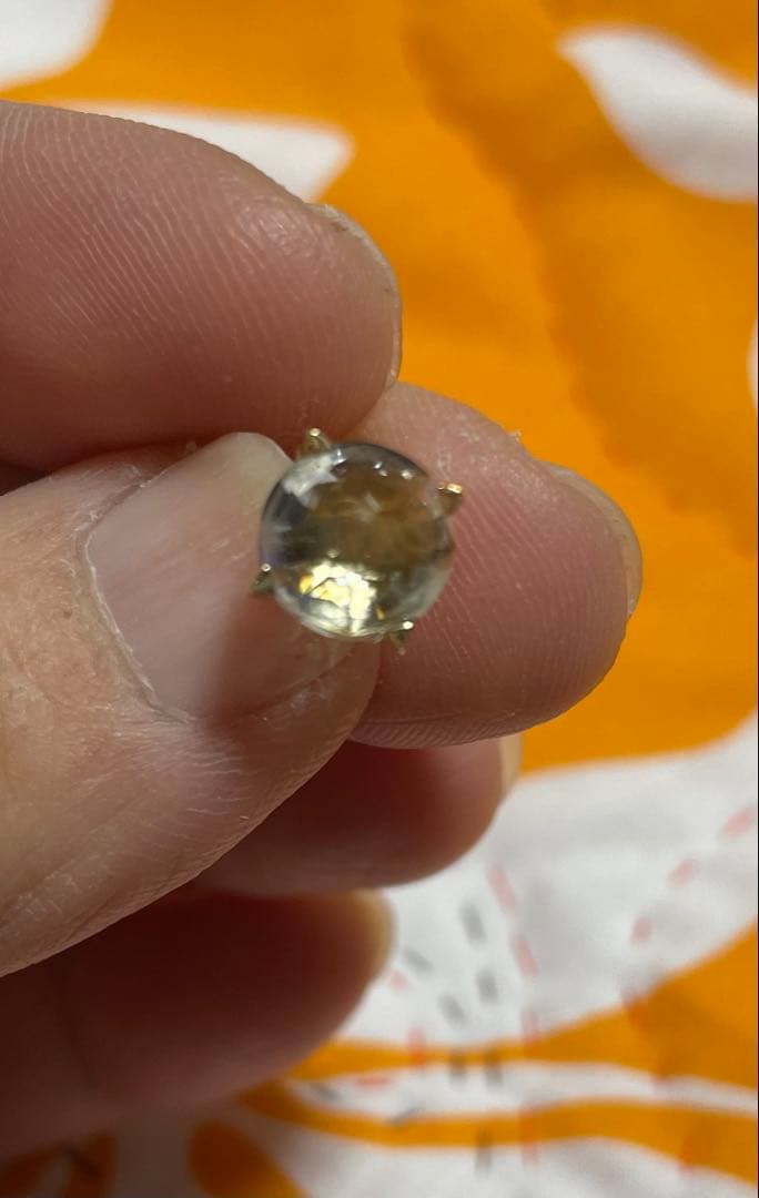 【MIZUKI】★ 希少 ★ 14KYG クォーツピアス