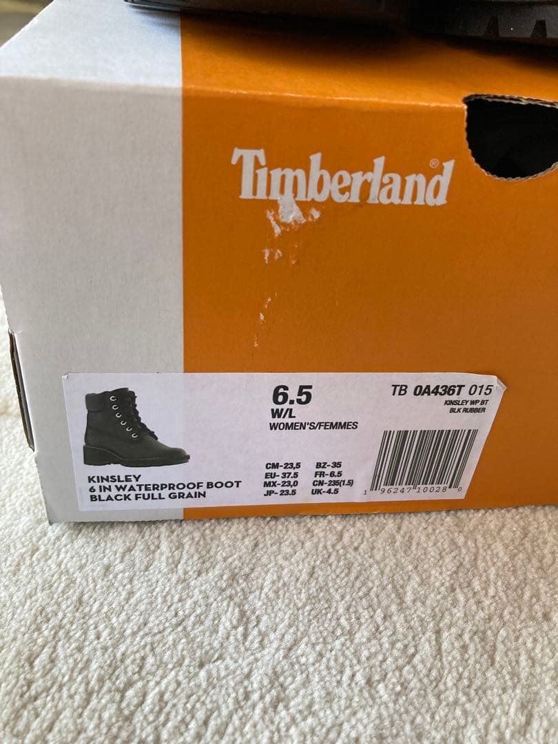 Timberland KINSLEY ブラック 6.5 新品未使用品