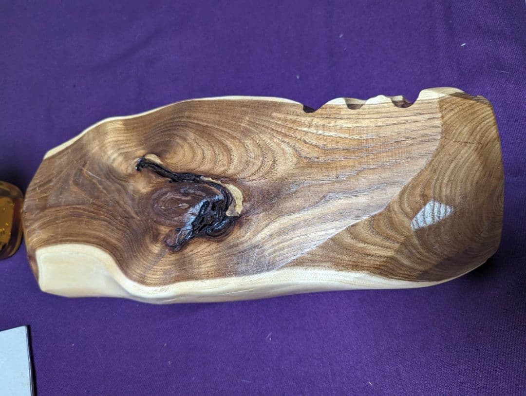 超希少アイヌ一本木手彫りのウィスキースタンド