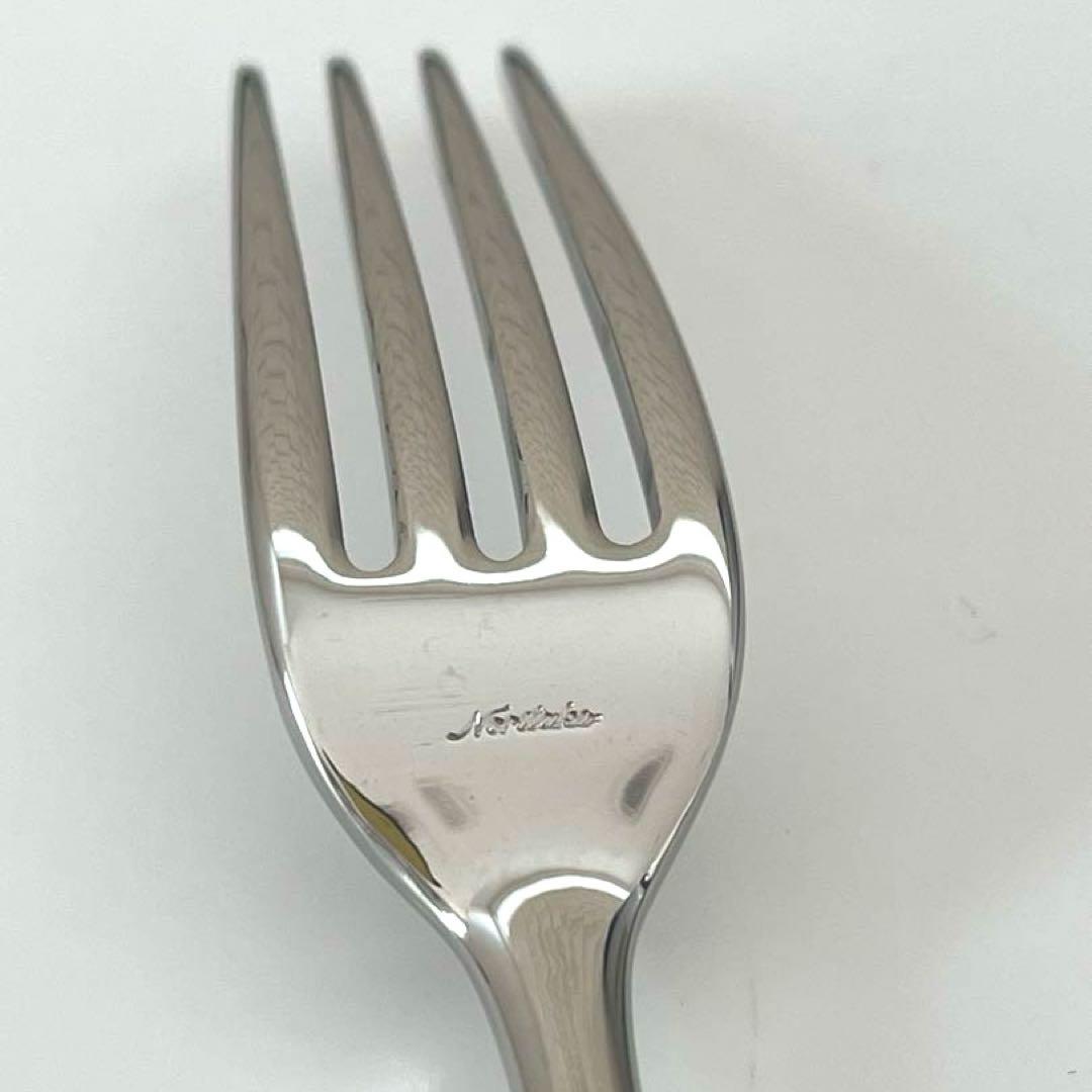 ノリタケ ブリストル フルーツフォーク モナカ柄 2本セット ゴールド