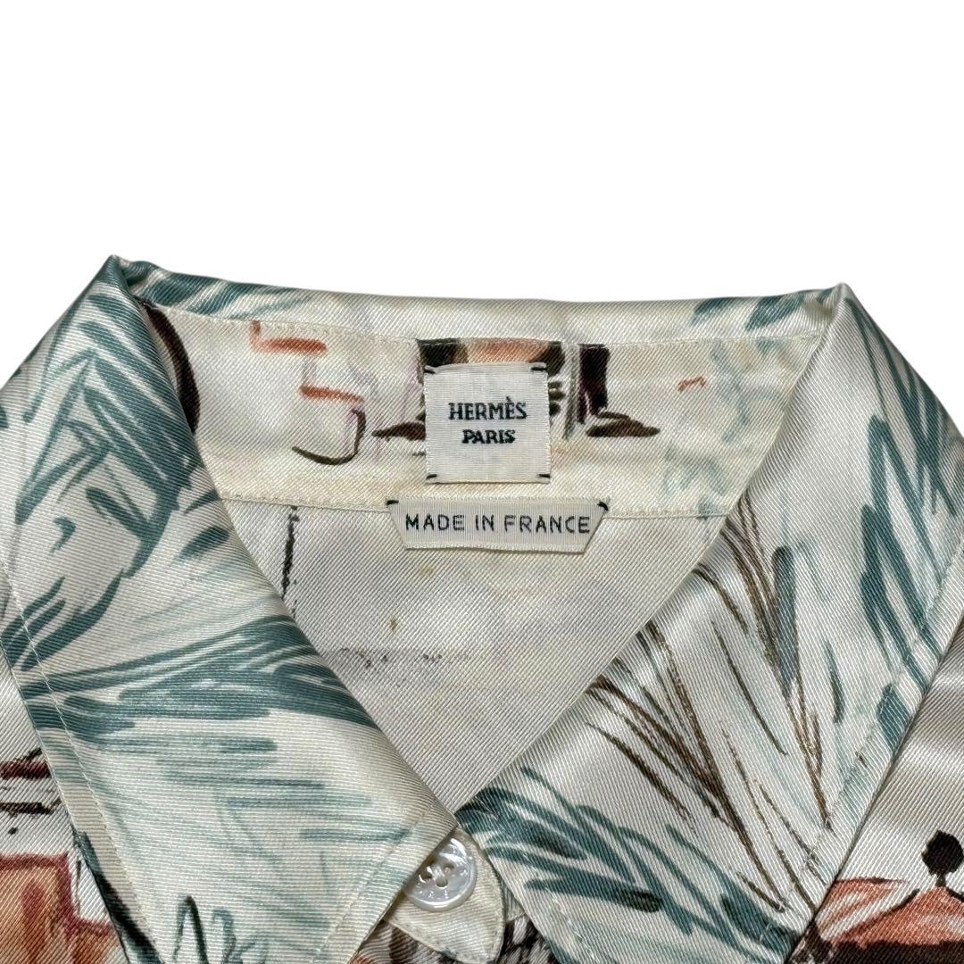 HERMES エルメス ゴルチェ期 ブラウス シャツ 40