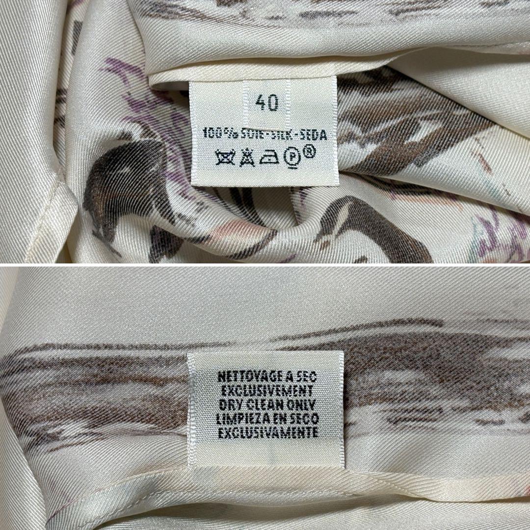 HERMES エルメス ゴルチェ期 ブラウス シャツ 40