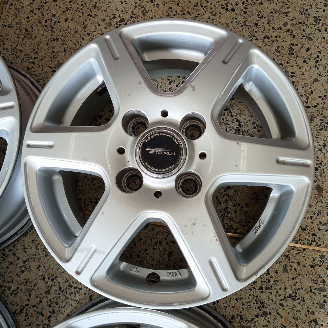 TOPRUN 13×5.00B +35 PCD100 社外アルミ4本 JWL-T