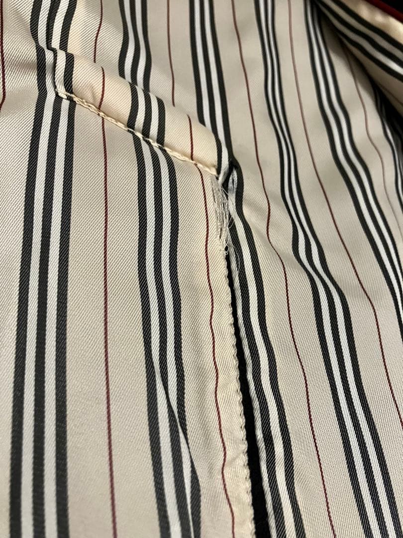 BURBERRY 黒 ウール ピーコート