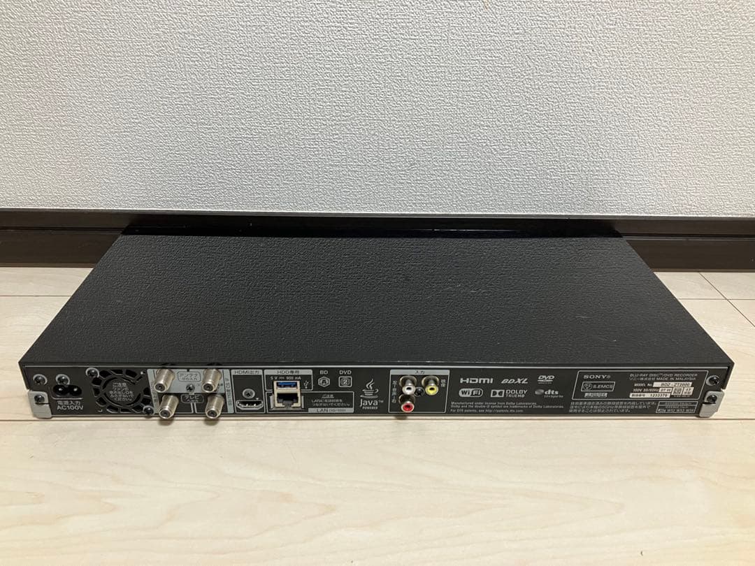 BDZ-ZT2000 動作品　SONY 本体のみ