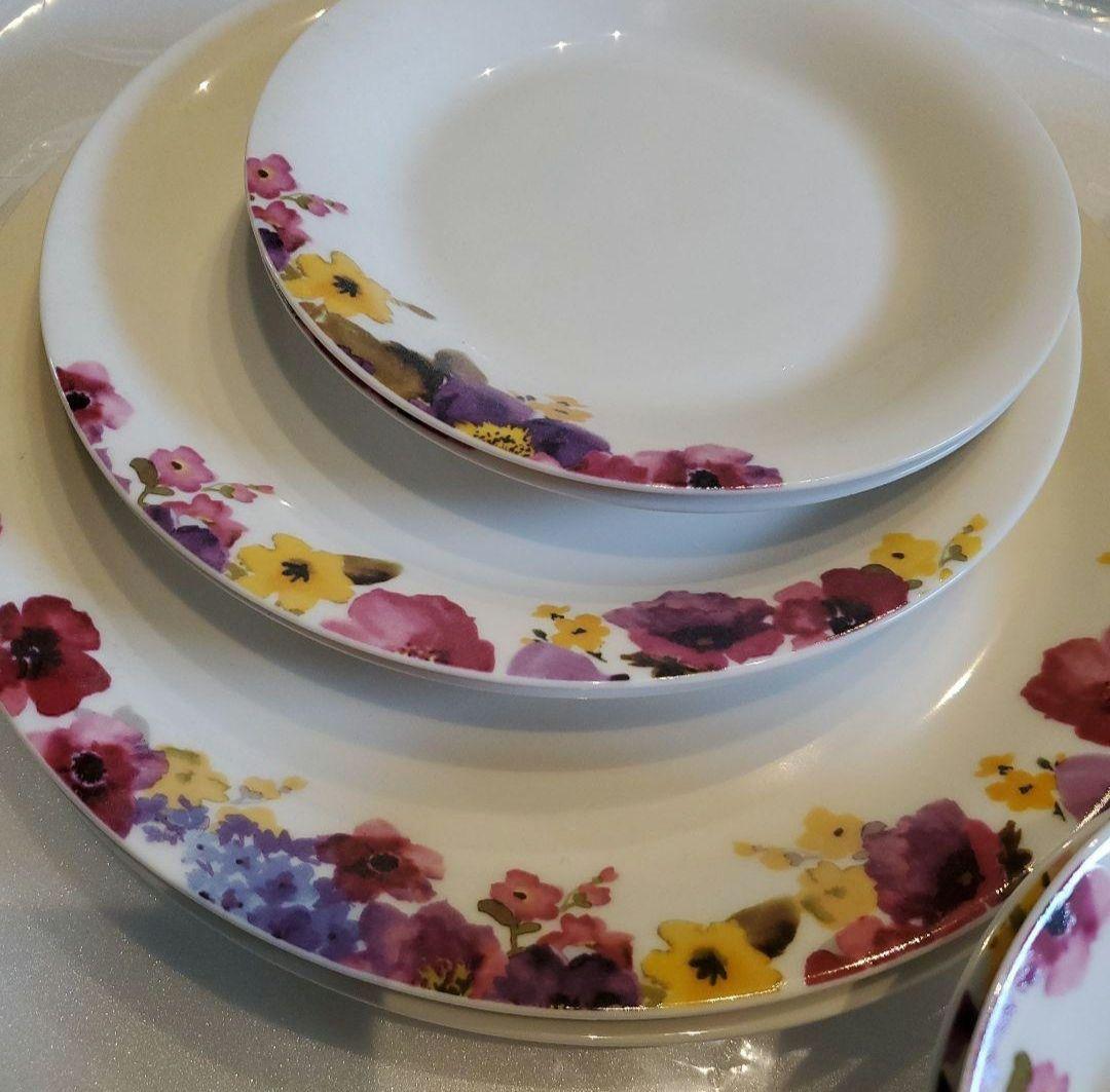 メルカリ便送料込♪Francfranc♪花柄陶器深皿フランフランフロナFLONA