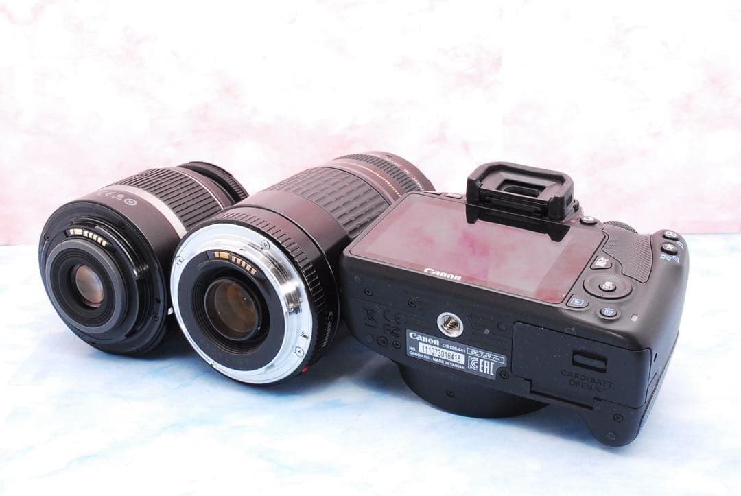 キャノン Kiss X7★手ブレ補正標準＆超望遠★一眼レフカメラ★S数少