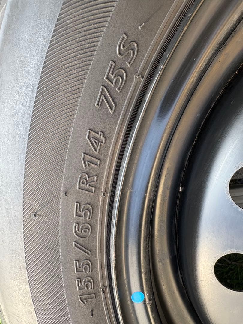 155/65R14 ブリヂストン　2020年　夏タイヤ　ラジアル　ホイール4本