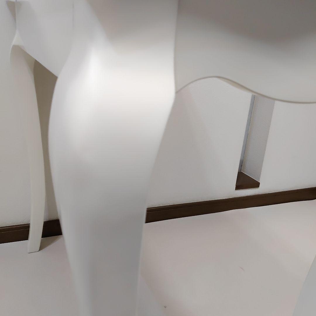 コンソールテーブル 猫脚デスク ドレッサー ホワイト