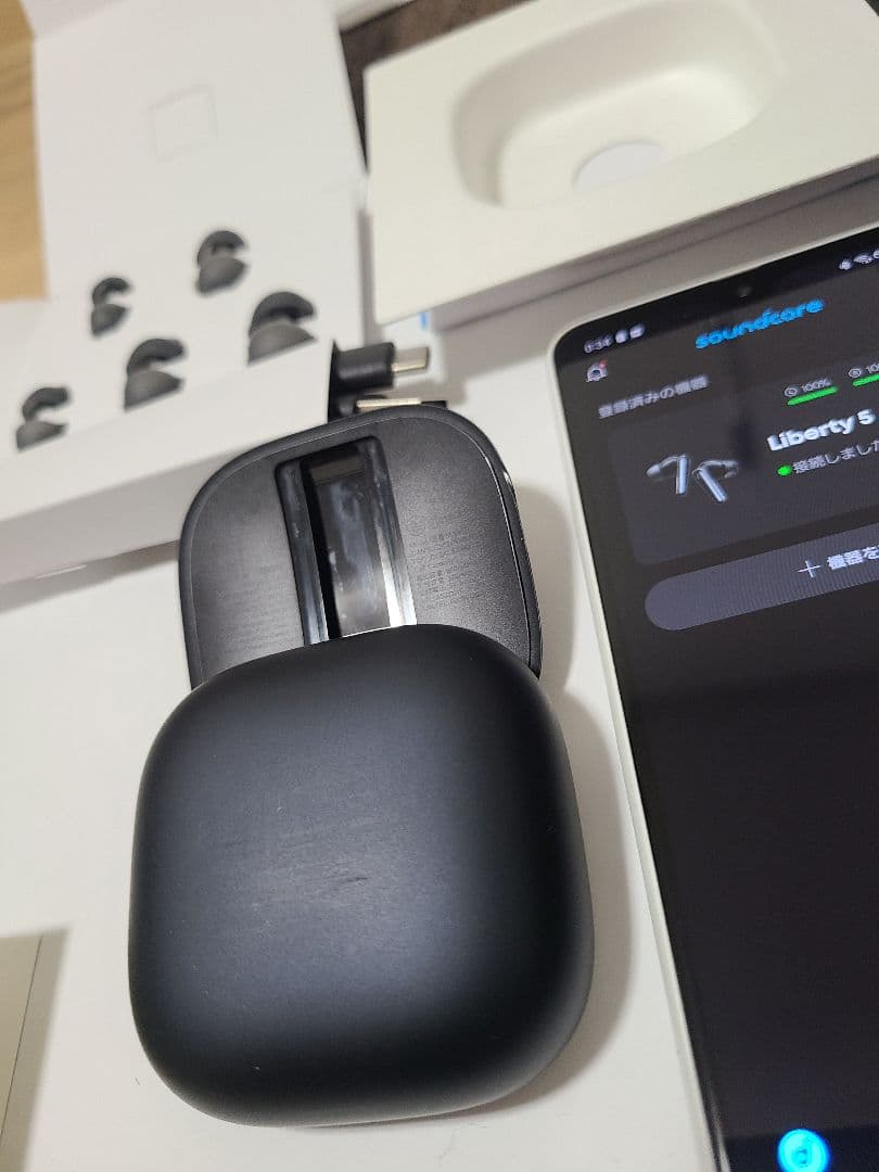 ANKER サウンドコアリバティ5 ワイヤレスイヤホン ブラック