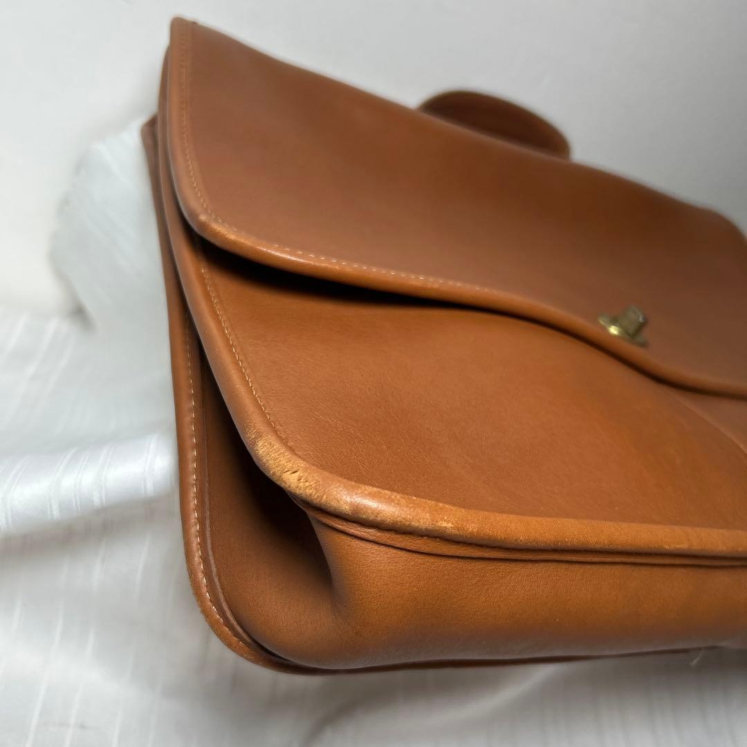 コーチ COACH ★オールドコーチ レザー ショルダーバッグ USA製 箱