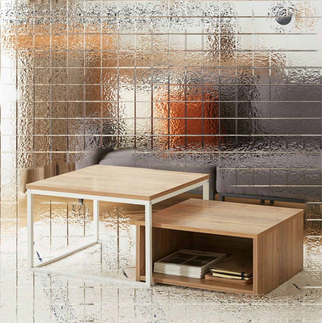 LOWYA ネストセンターテーブル/ローテーブル(送料込み)