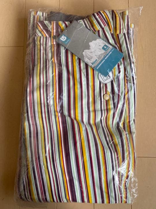 新品BURTON スノーボード　ウェア　パンツ　カラフル　ストライプ柄　バートン