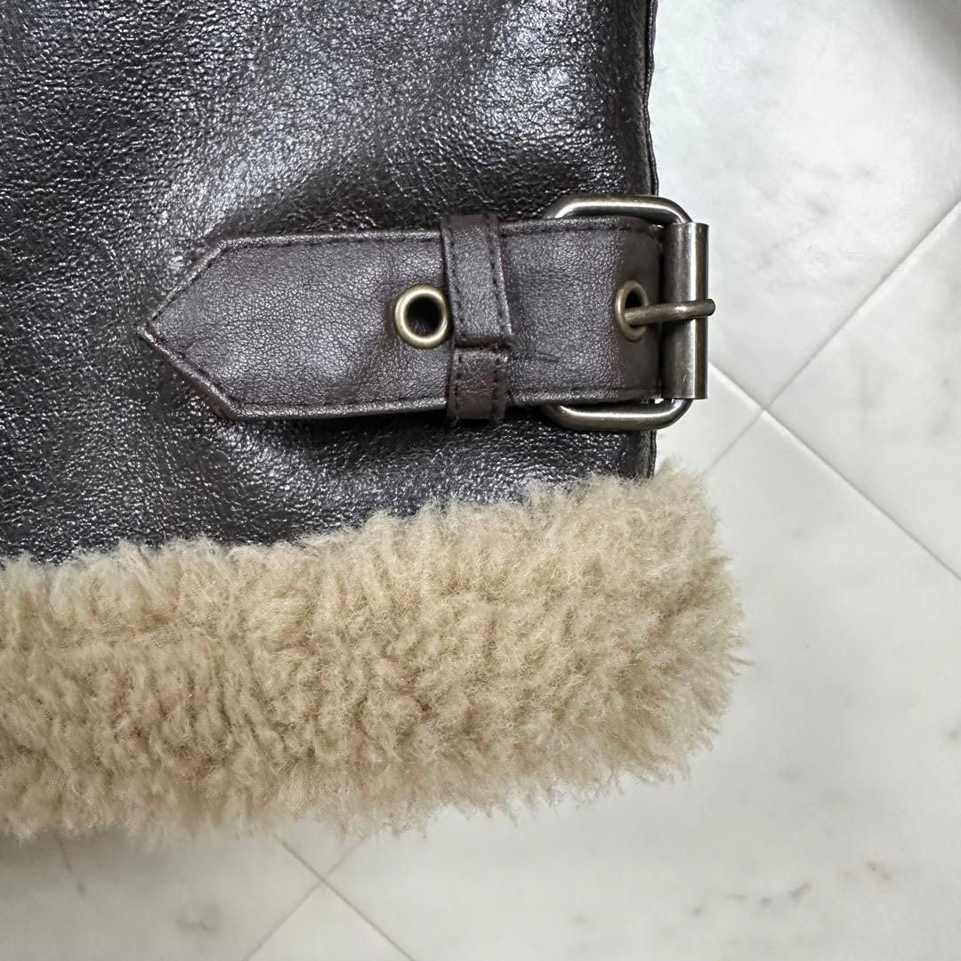 〈美品〉ZARA ザラ【L】ダブルフェイスライダースジャケット