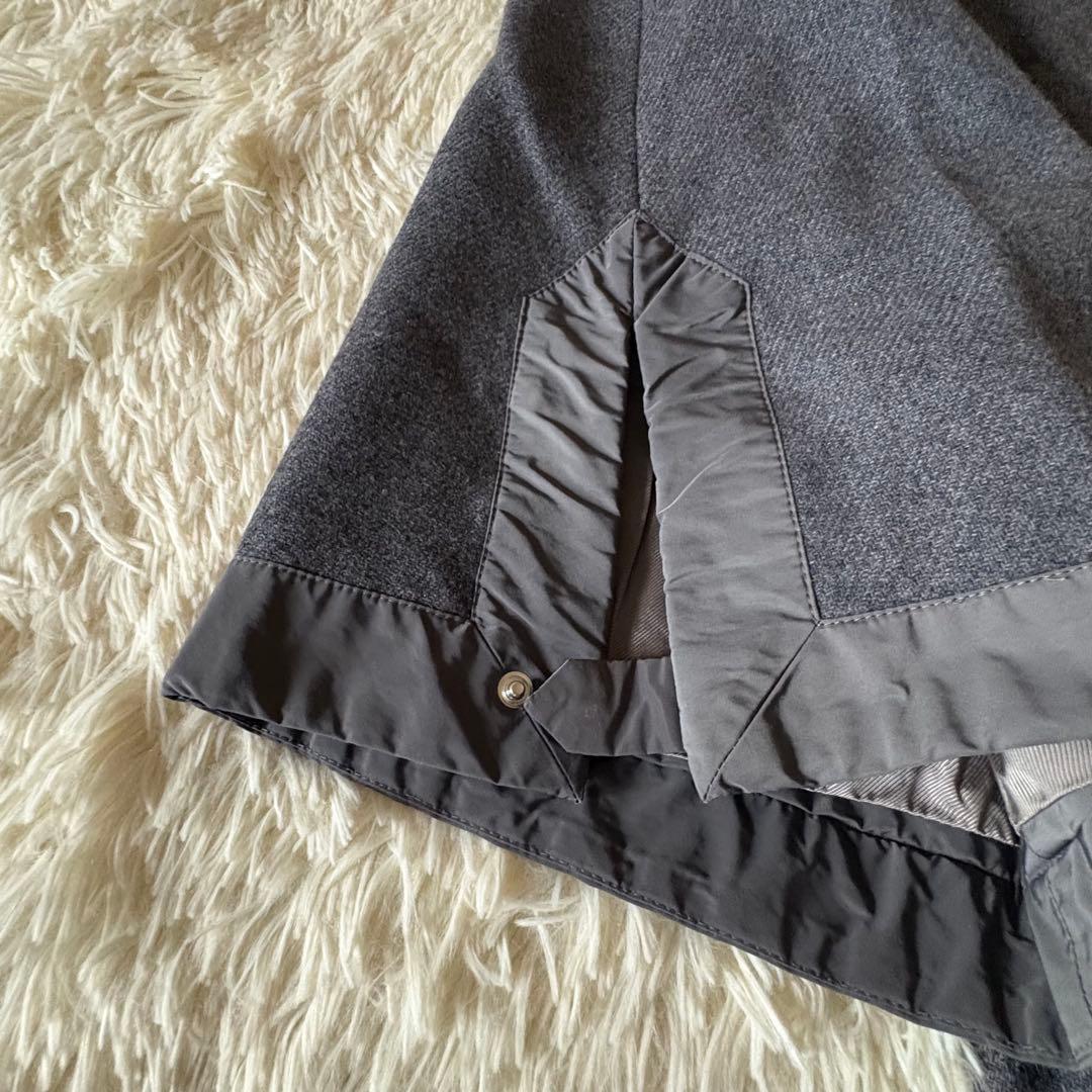 良品✨スポーツマックスコード　ケープコート　3way ファー　オーバーサイズ　L