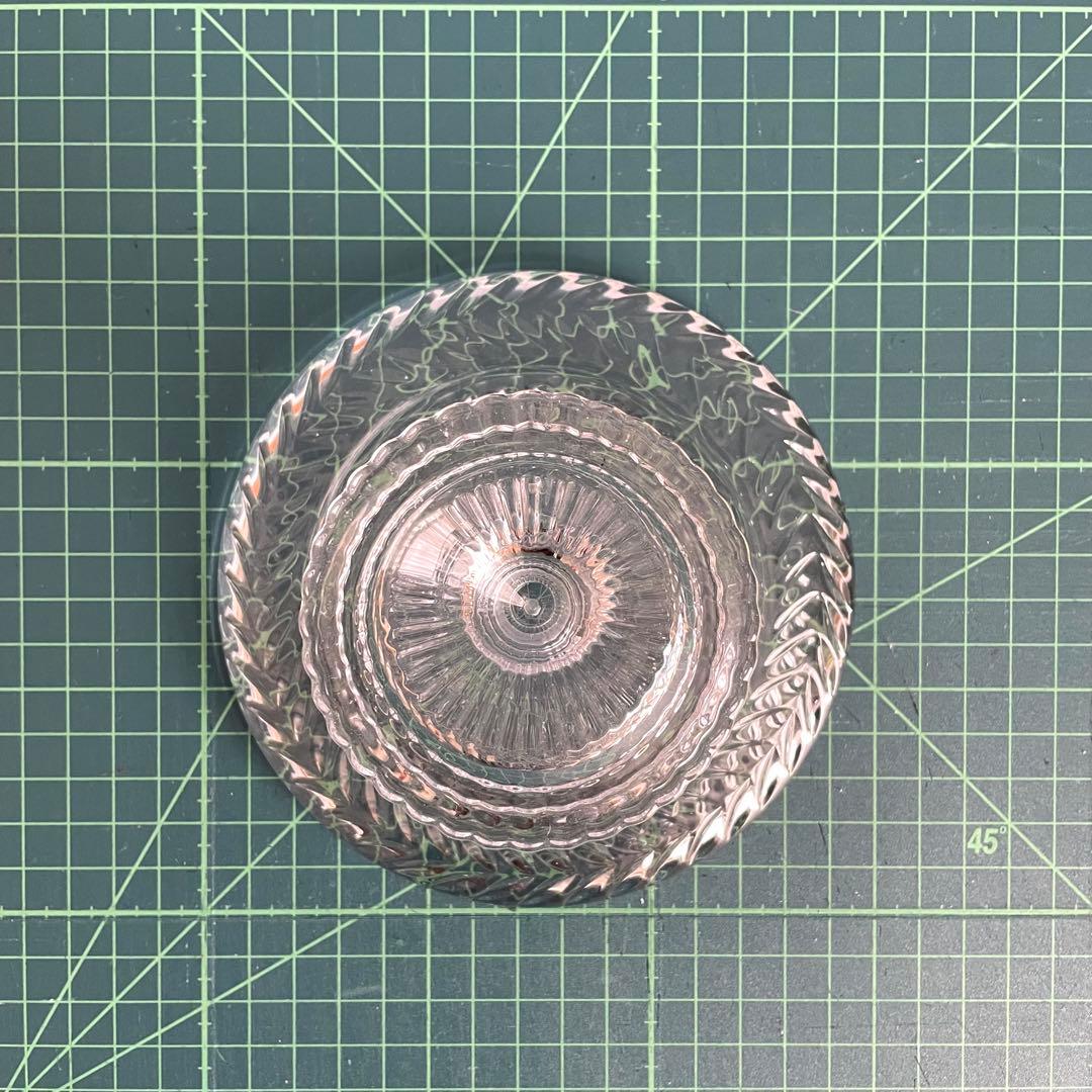 アンティーク/フランス製/ガラス/コンポート