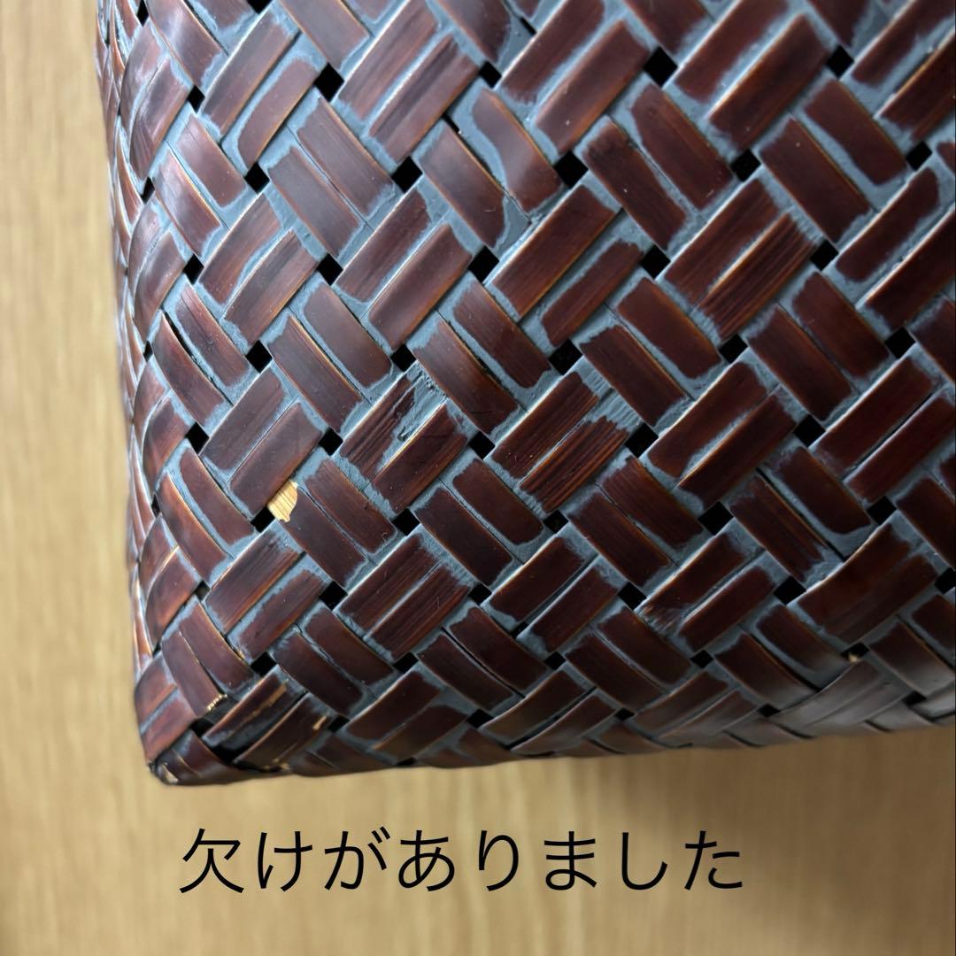 【竹籠バッグ２点セット】未使用　かごバッグ 浴衣 着物 竹細工 和装小物