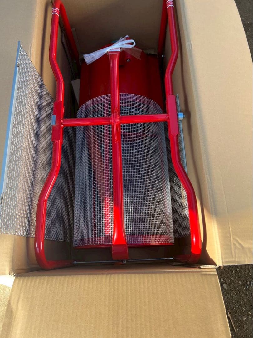 みのる 電動　土ふるい機 電動式 モーター式　SC-M 6㎜網付