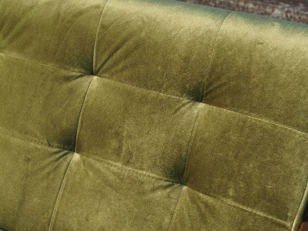 【値引中】モケットグリーン2Pソファ