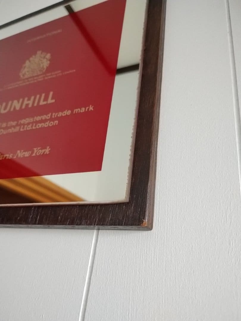 ヴィンテージ　パブミラー　鏡　アート　インテリア　ダンヒル　セーラム　昭和レトロ