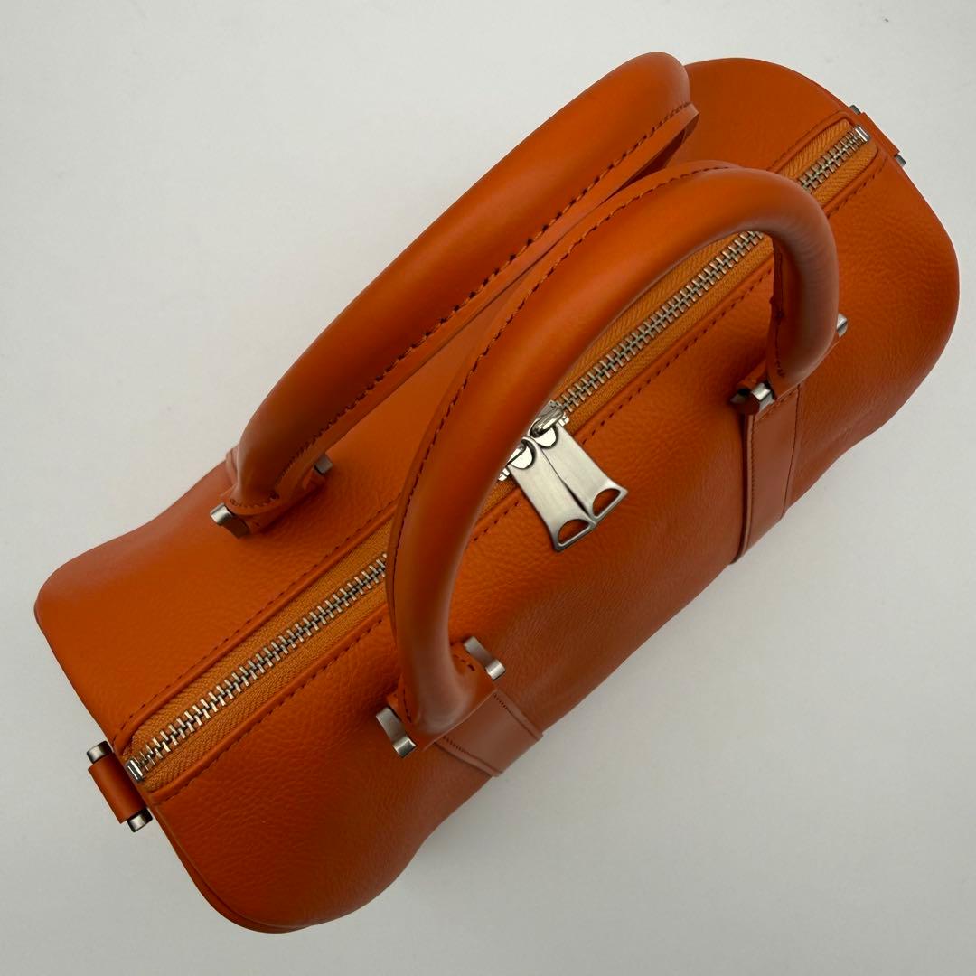 【極美品】MB エムビー ハイエンドレザー ショルダーバッグ オレンジ