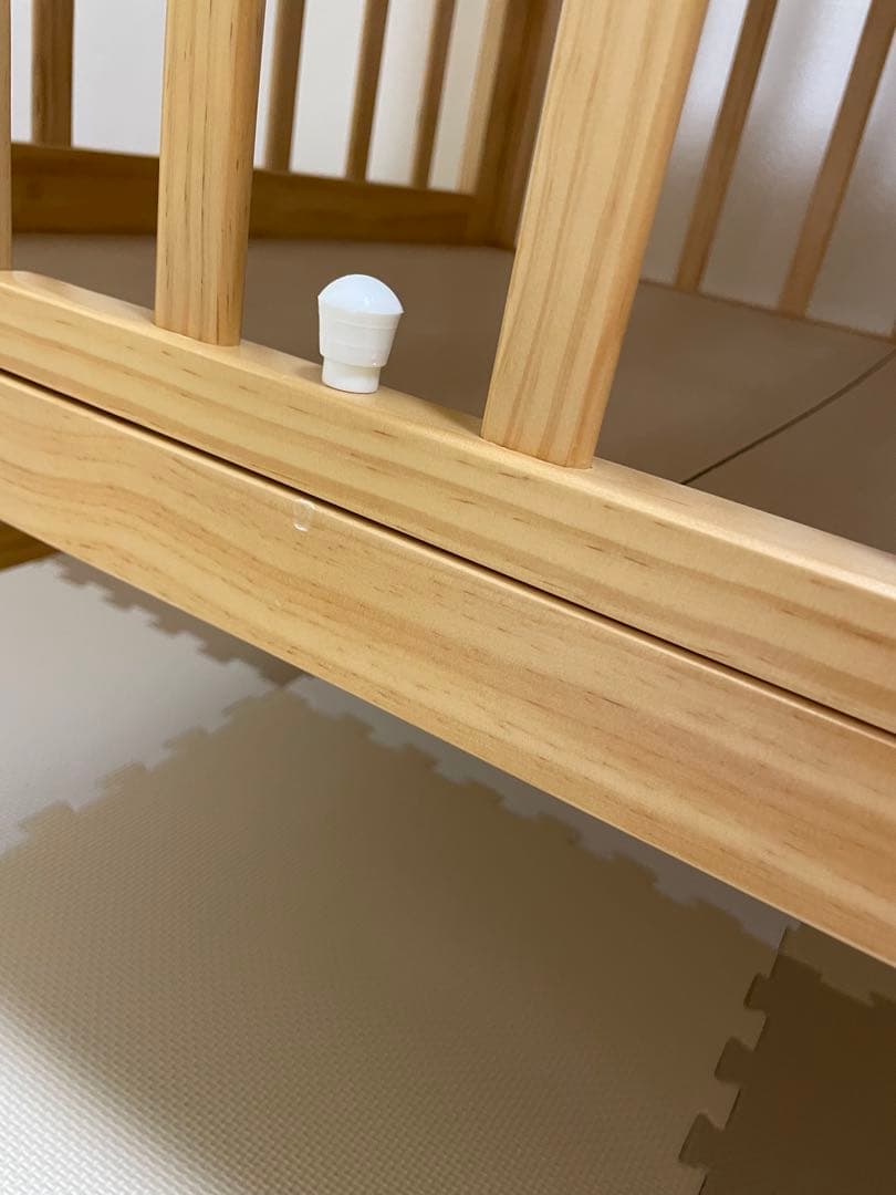 カトージ ベビーベット ハイタイプ 70×120 収納スペース付き