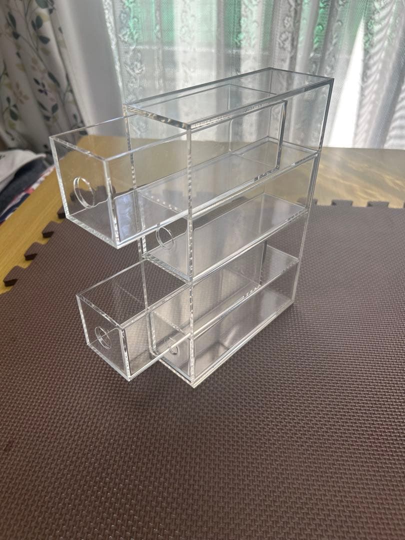 無印良品 コレクションBOX×2個、メガネ・小物ケース×１個、小物ラック×１個